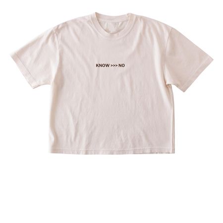 know collection, a Ivory Comfort Colors Boxy Tee