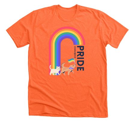 Love Is Love&nbsp;, a Heather Orange Premium Unisex Tee