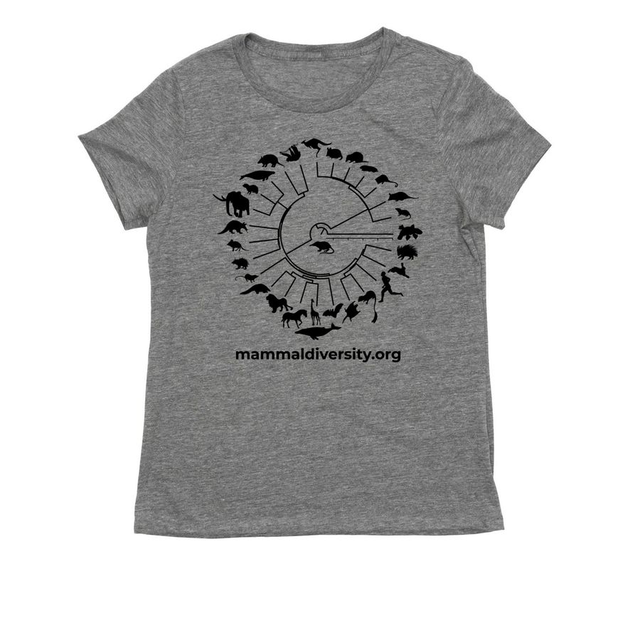Mammal Tree Tee, a Aluminum Grey Allmade Eco Triblend Women?s Tee