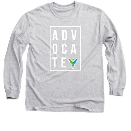 ADVOCATE TEE - Autism Acceptance Month, a Sport Grey Classic Long Sleeve Tee