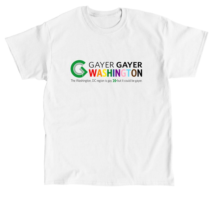 Gayer Gayer Washington, a White Classic Unisex Tee