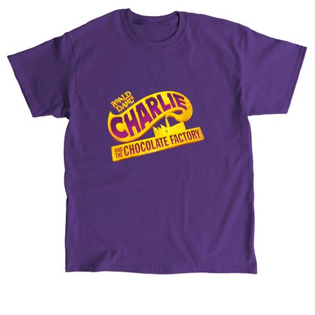 Charlie and the Chocolate Factory, a Purple Classic Unisex Tee