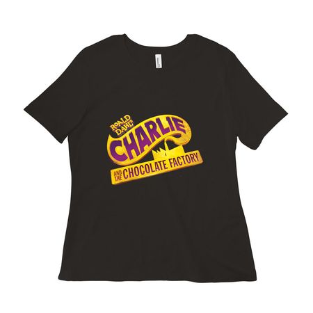 Charlie and the Chocolate Factory, a Black Women?s Relaxed Cotton Tee