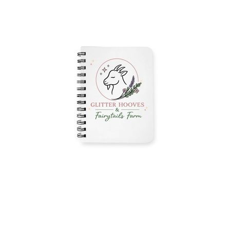 Custom logo notebook&nbsp;, a White Spiral Notebook