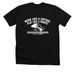 Work like a Captain, Play like a Pirate!, a Solid Black Blend Premium Unisex Tee