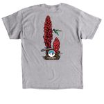 Snow Plant (Back of shirt) - SNA Apparel, a Sport Grey Classic Unisex Tee (back-view)