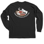 Milo, a Black Classic Long Sleeve Tee (back-view)
