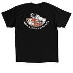 Milo, a Black Classic Unisex Tee (back-view)