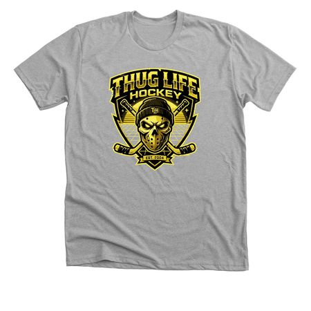 Thug Life Vaporwave, a Athletic Heather Premium Unisex Tee