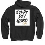 Raising money for our cancer kids, a Black Pullover Hoodie (back-view)