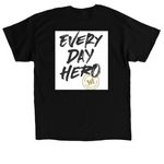 Raising money for our cancer kids, a Black Classic Unisex Tee (back-view)