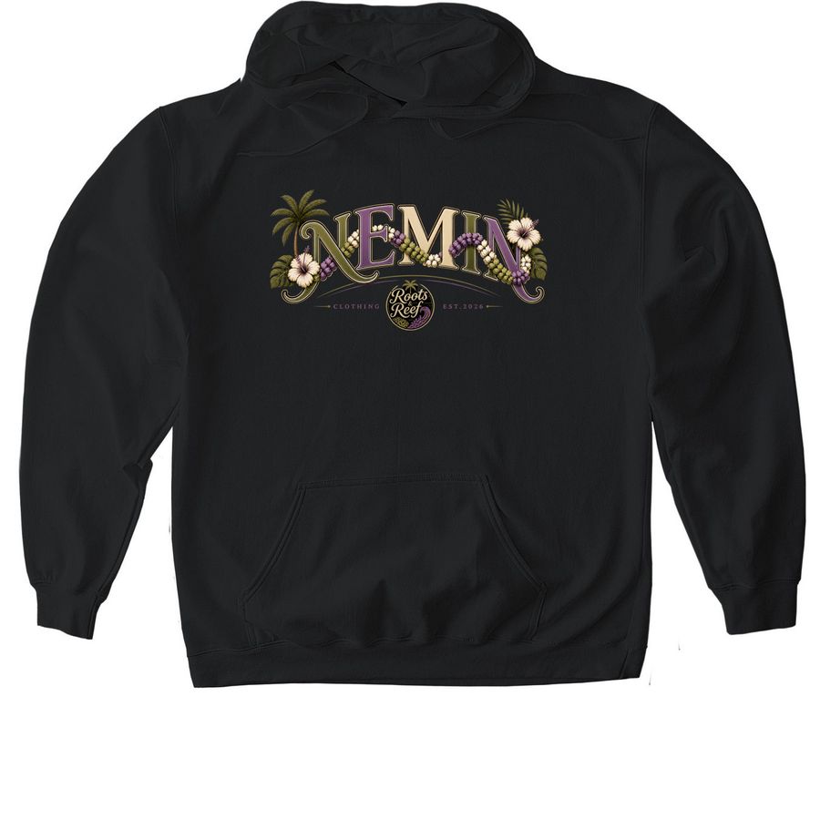 NEMIN??, a Black Gildan Softstyle Pullover Hoodie