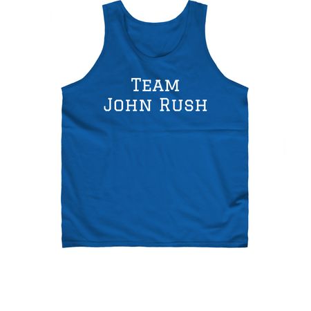 Team John Rush - Peace Love Autism, a Royal Blue Classic Unisex Tank Top
