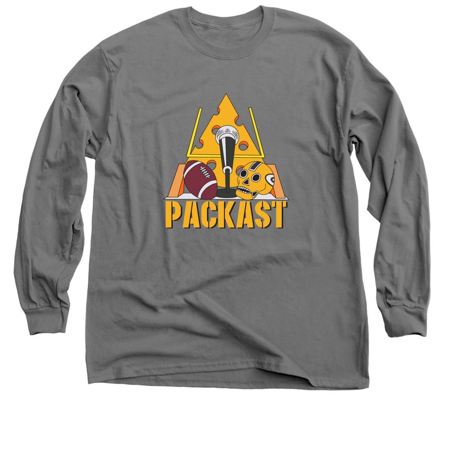 Packast Logo&nbsp;, a Charcoal Classic Long Sleeve Tee