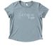 Classic White Logo, a I Like You Blue Allmade Eco Triblend Women?s Scoop Neck Tee