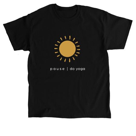 FOR ASH.. pause, do yoga., a Black Classic Unisex Tee