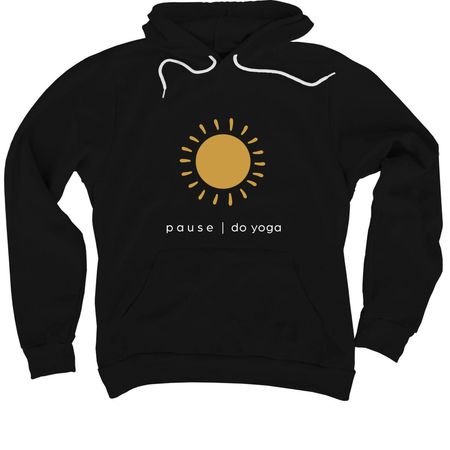 FOR ASH.. pause, do yoga., a Black Premium Pullover Hoodie