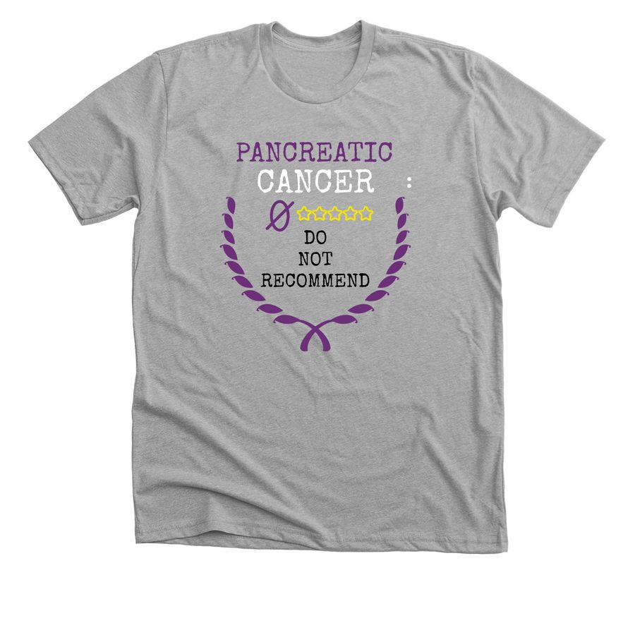 CANCER: Do not recommend, a Athletic Heather Premium Unisex Tee