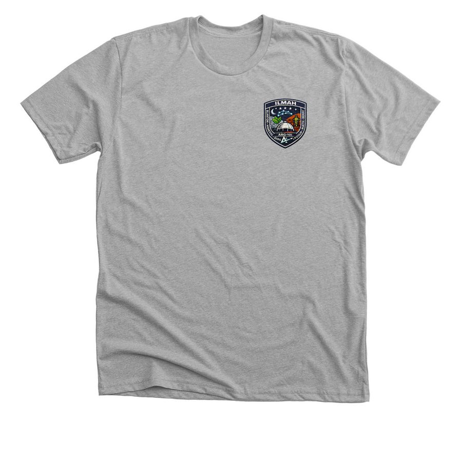 ARG-10i Mission Shirt, a Athletic Heather Premium Unisex Tee