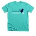 WPGSR - Hearts Line, a Heather Sea Green Premium Unisex Tee