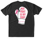 BreastCancer Journey, a Vintage Black Triblend Unisex Tee (back-view)