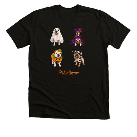 Happy Howloween, a Black Heather Premium Unisex Tee