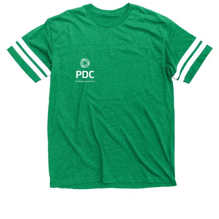 Football Tee, a Vintage Green / White Football Jersey Tee
