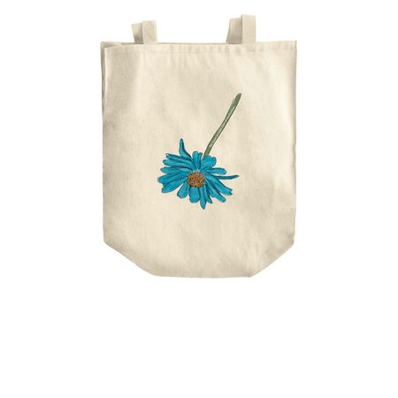 We have to take care of eachother blue tote&nbsp;, a Natural Over-the-Shoulder Shopping Tote Bag
