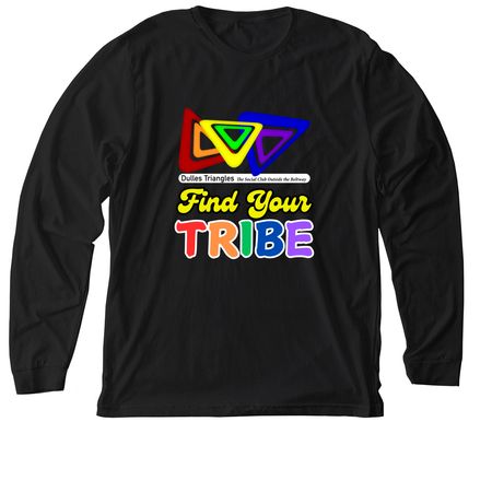 New for 2025 Show your DT's Pride!, a Solid Black Blend Premium Long Sleeve Tee