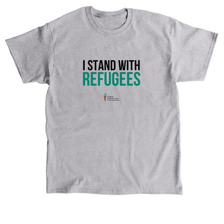 Stand with Refugees - LSS-SW, a Sport Grey Classic Unisex Tee