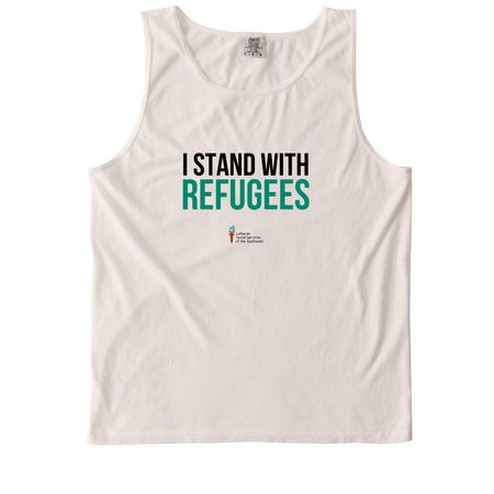 Stand with Refugees - LSS-SW, a Ivory Comfort Colors Tank Top