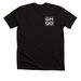 OMQG Small logo, a Black Heather Premium Unisex Tee