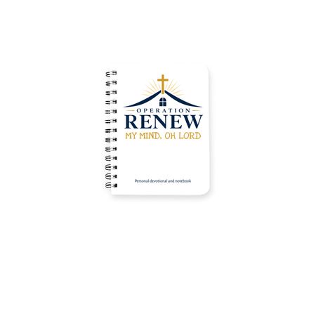 Operation Renew Journal&nbsp;, a White Spiral Notebook