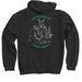 May Your Days Be Furry & Bright, a Black Pullover Hoodie (back-view)