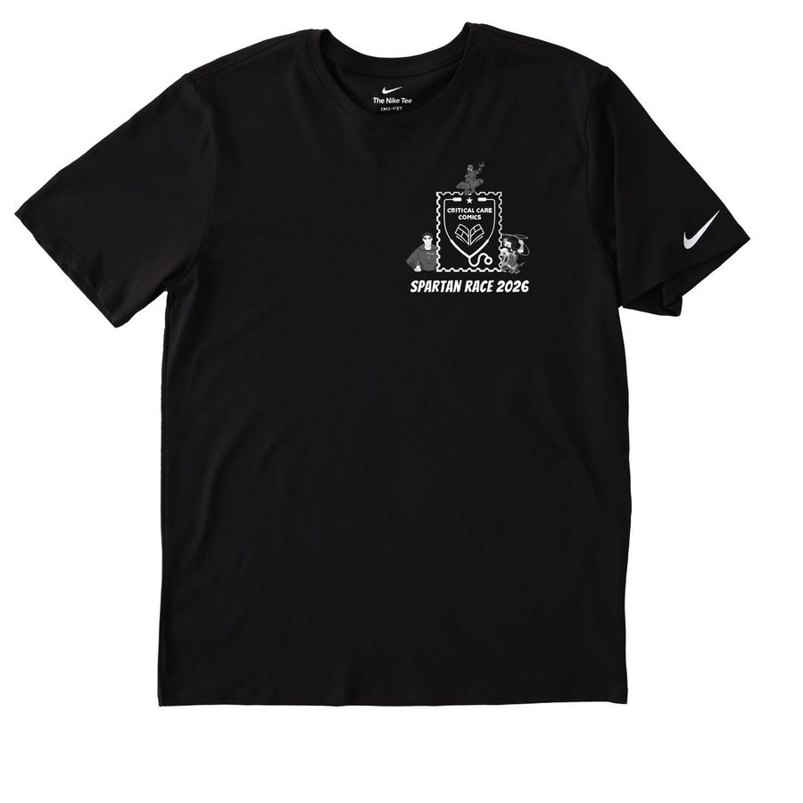 2026 CCC Spartan Race, a Black Nike Dri-FIT Jersey Blend Performance Tee