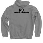 My Favorite Color is FREEDOM, a Charcoal Pullover Hoodie (back-view)