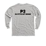 My Favorite Color is FREEDOM, a Sport Grey Youth Long Sleeve Tee (back-view)
