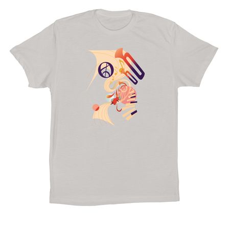Season T- Shirt, a Solid Athletic Grey Premium Cotton Tee