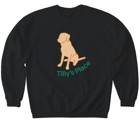 Clothing, a Black Softstyle Crewneck Sweatshirt
