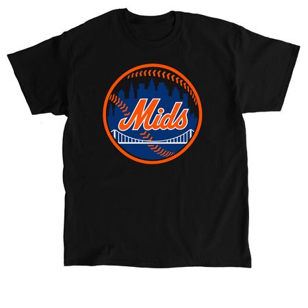 Mids, a Black Classic Unisex Tee