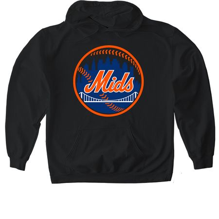 Mids, a Black Gildan Softstyle Pullover Hoodie