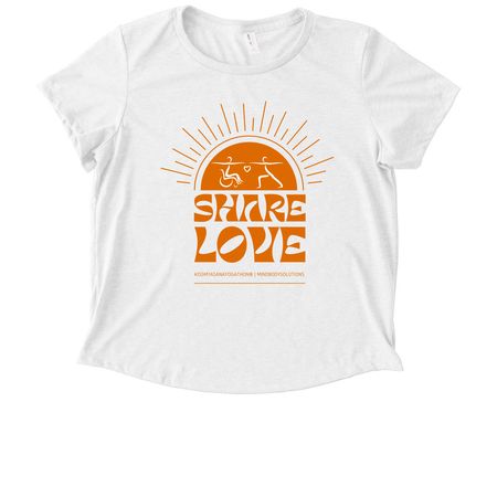 Get in the Groove, a Fairly White Allmade Eco Triblend Women?s Scoop Neck Tee