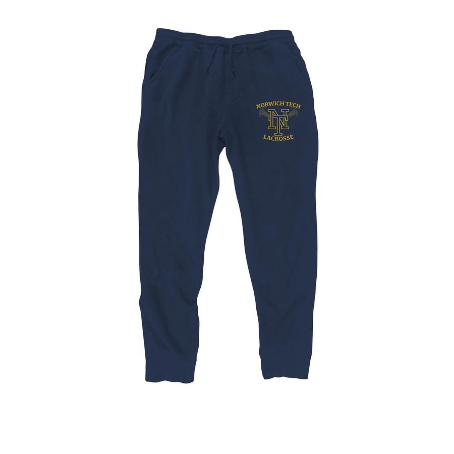 Norwich Tech Lacrosse Sweatpants, a Classic Navy Midweight Fleece Joggers