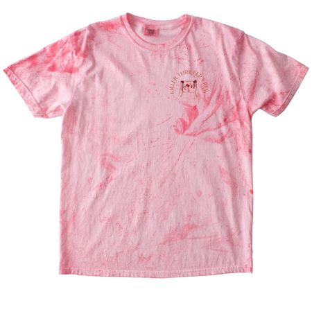 Tie Dye Small Logo Tops, a Clay Comfort Colors Colorblast Tee