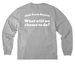 2026 Team Retreat, a Athletic Heather Unisex Heavyweight Long Sleeve Tee (back-view)
