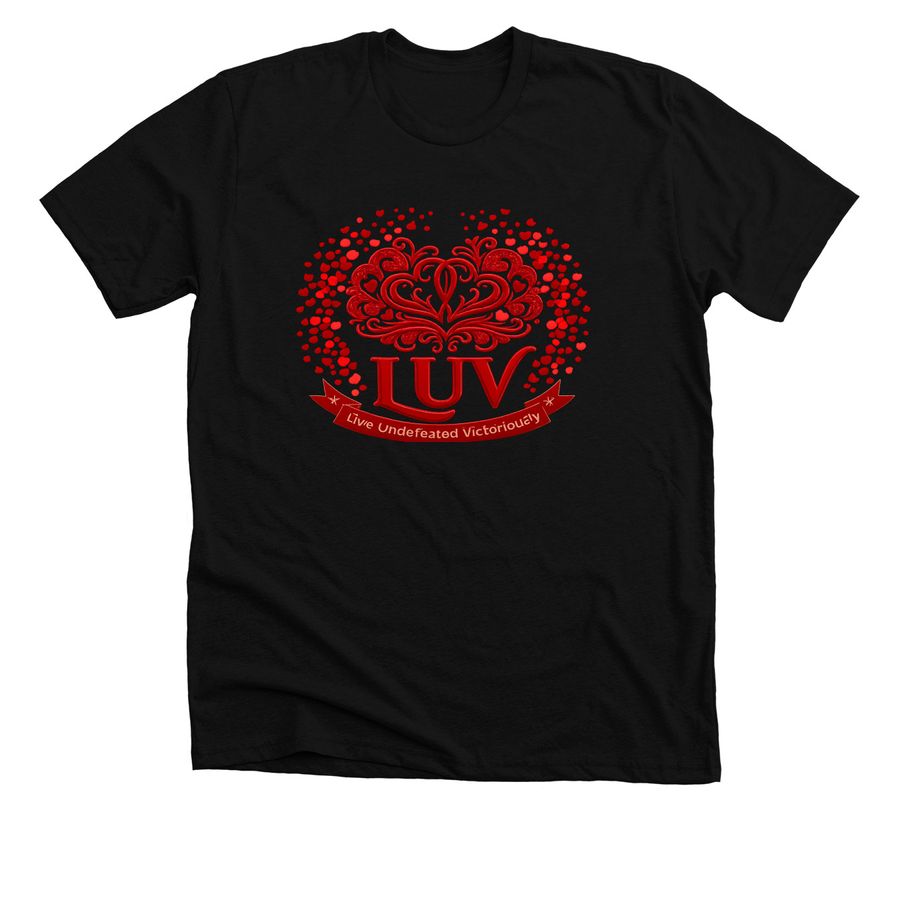 LUV FUN QUOTE SERIES&nbsp;, a Solid Black Blend Premium Unisex Tee