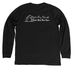 Papa Bear Shirts!, a Solid Black Blend Premium Long Sleeve Tee (back-view)