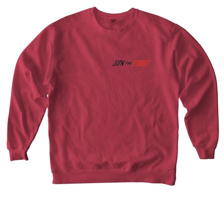 Stroke Awareness Campaign, a Crimson Comfort Colors Crewneck Sweatshirt