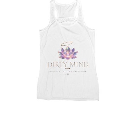 Brand Merch, a White Women's Racerback