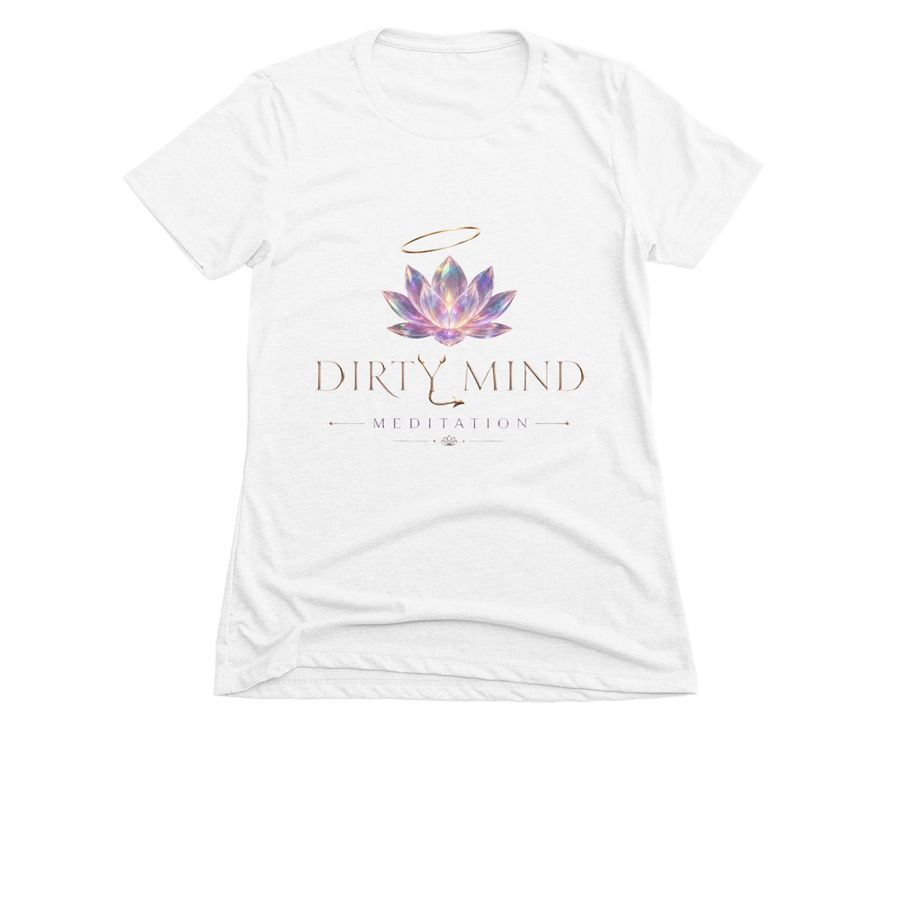 Brand Merch, a White Women's Slim Fit Tee